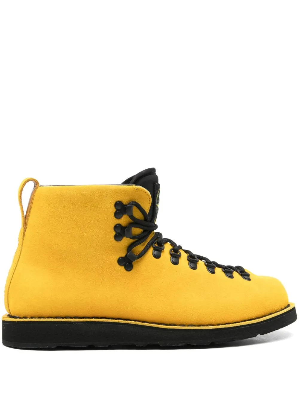 Compass-motif boots