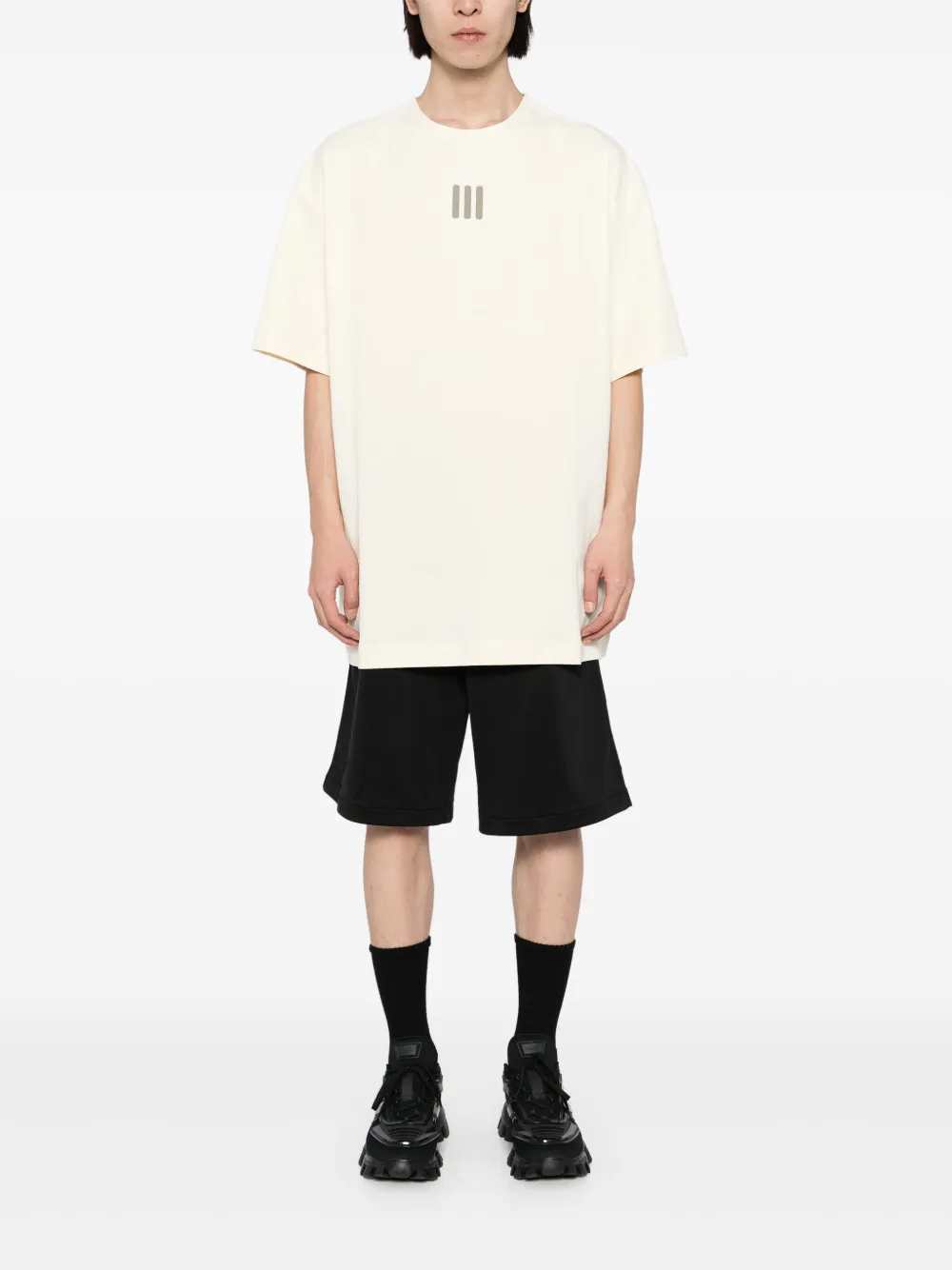 adidas Jersey trainings T-shirt Geel