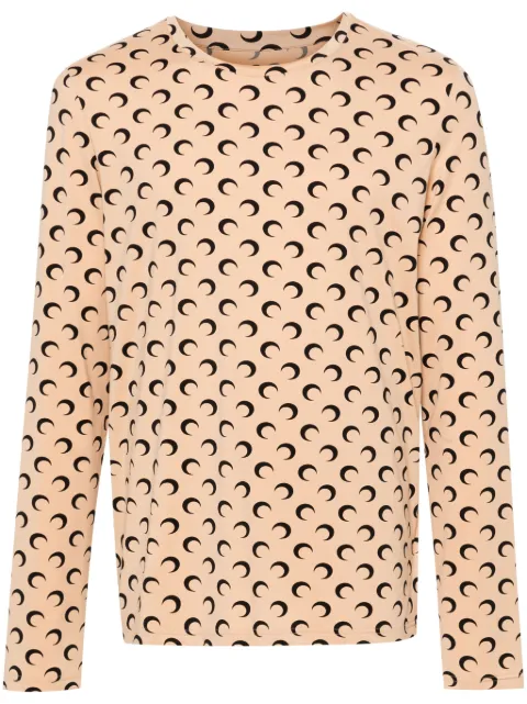 Marine Serre Moonogram-pattern T-shirt