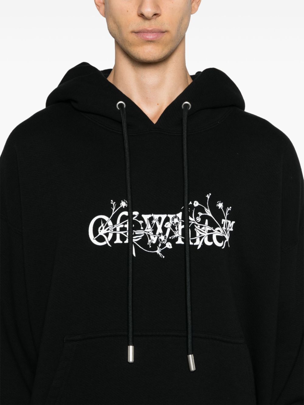 Off-White Bookish Flowers hoodie Men