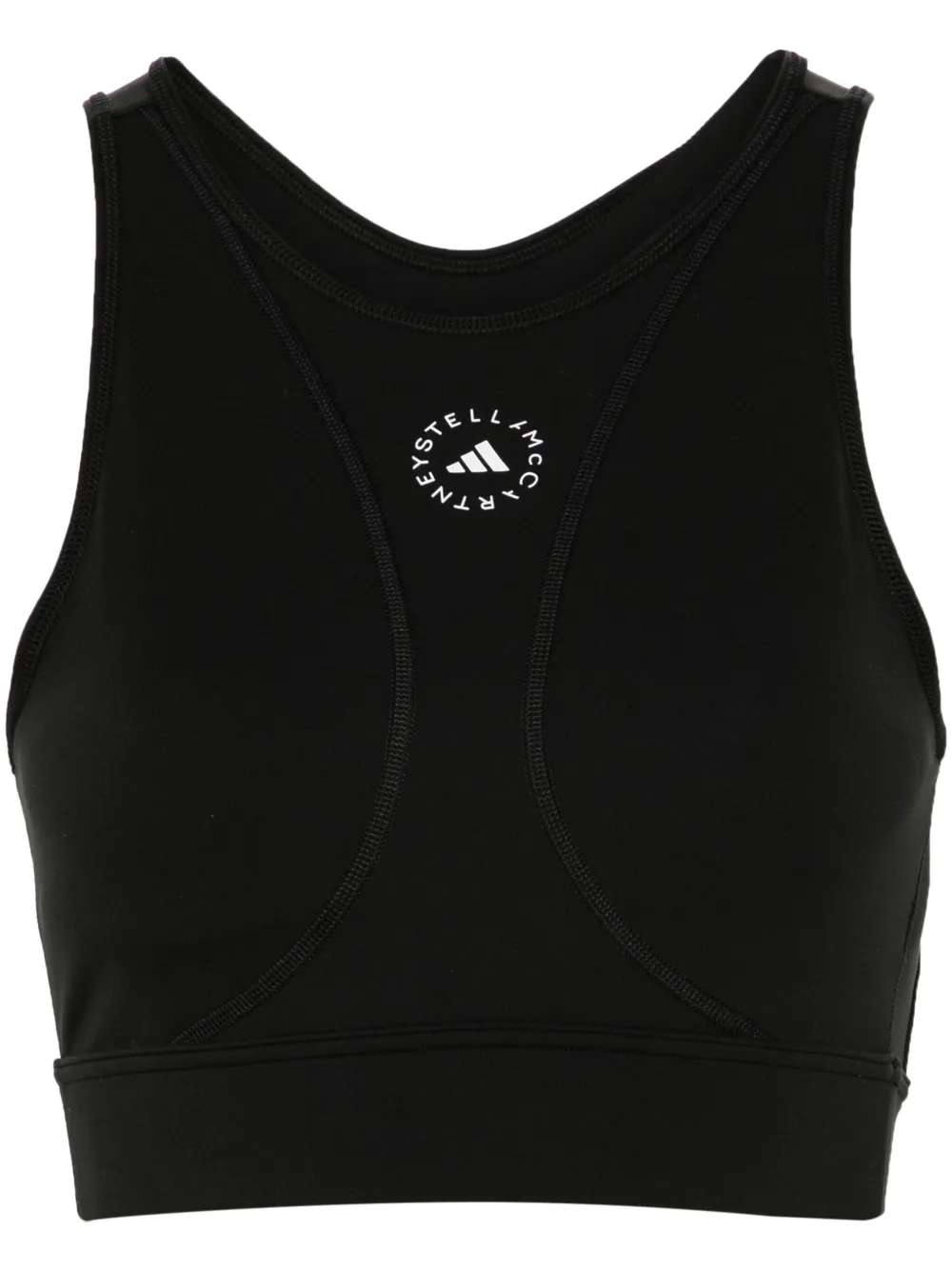 Adidas by Stella McCartney Cropped top Zwart