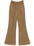 REMAIN flared trousers - Brown