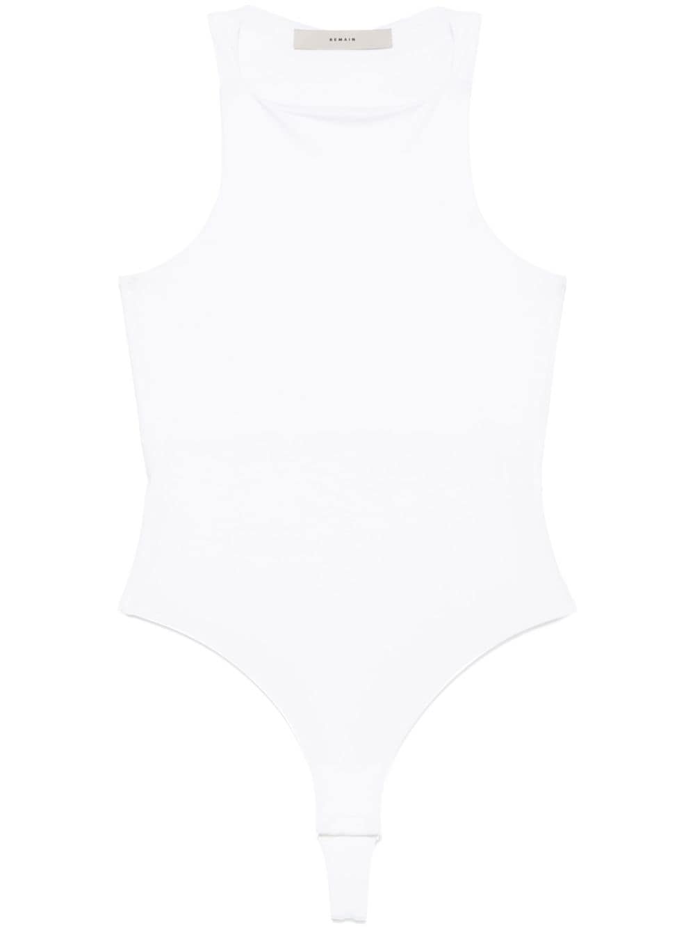 Shop Remain Stretch-design Bodysuit In Weiss