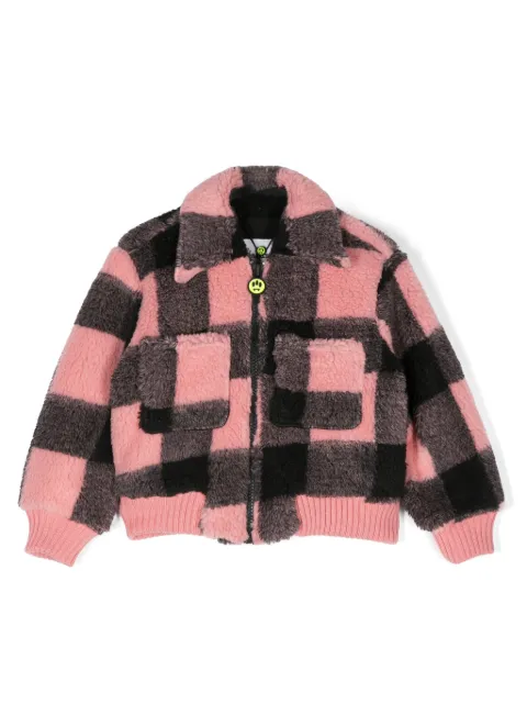 Barrow kids chamarra con cuadros estampados