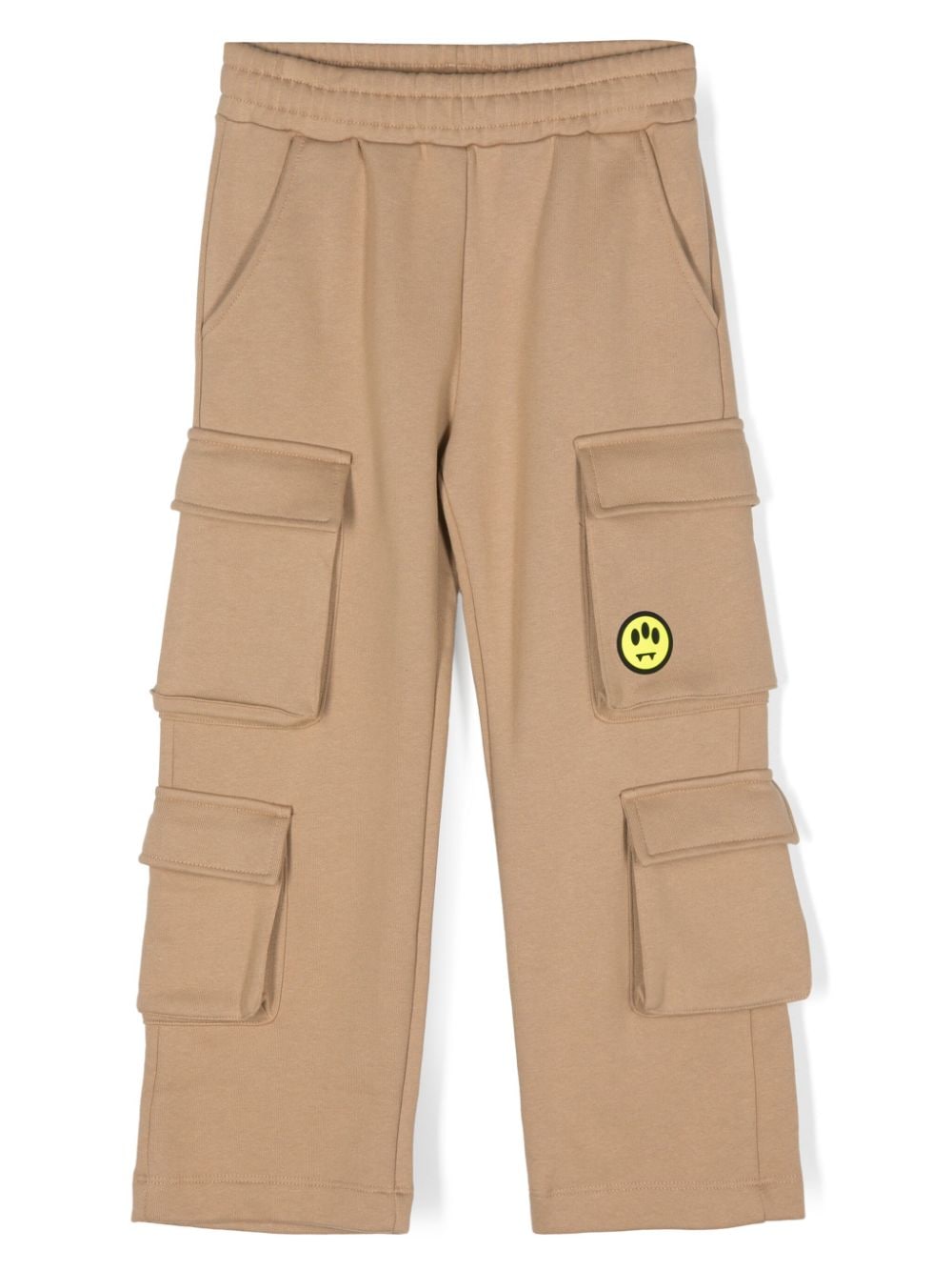 Barrow kids Cargo broek met logoprint Bruin