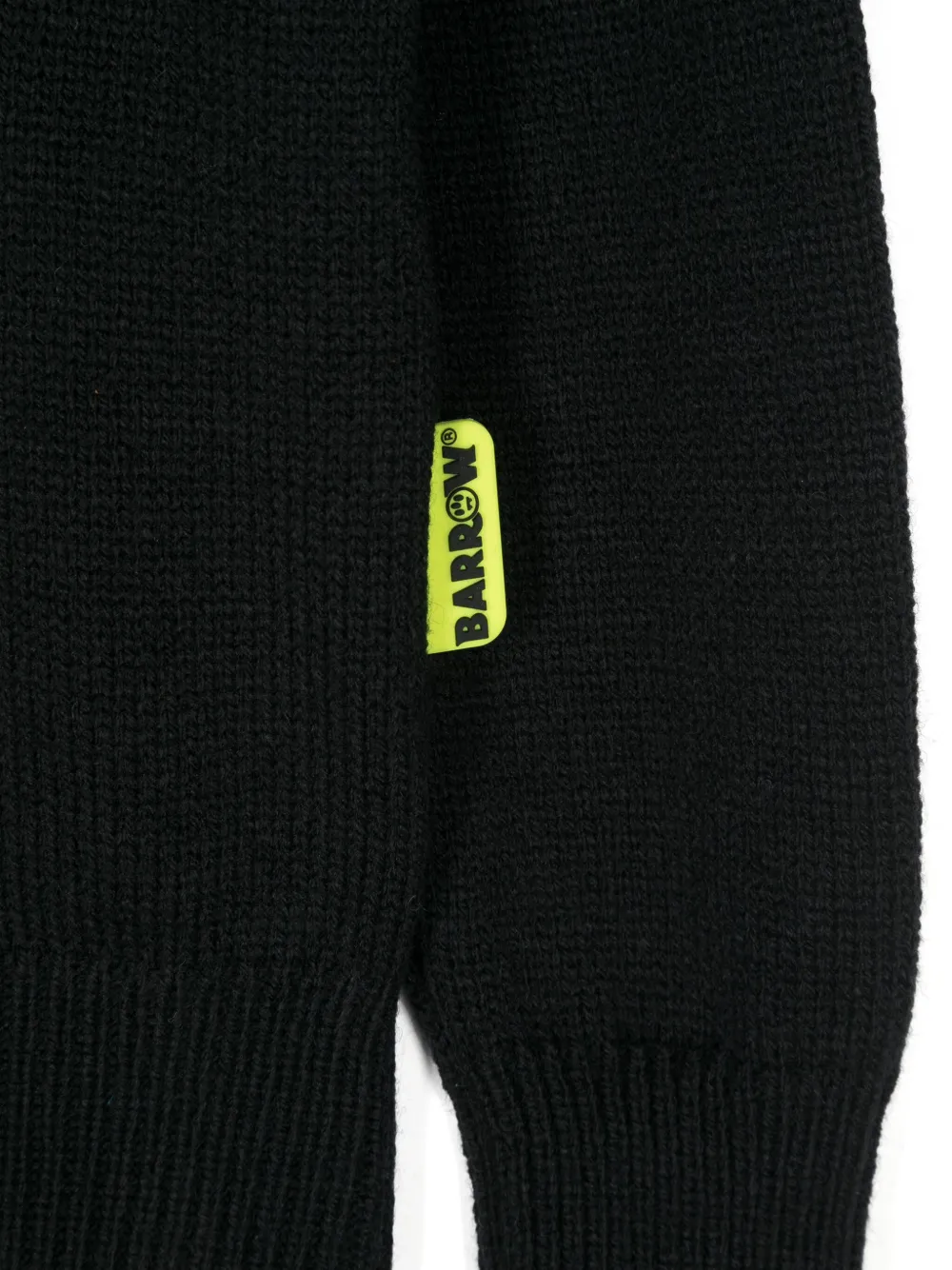 Barrow kids Trui met logopatch Zwart