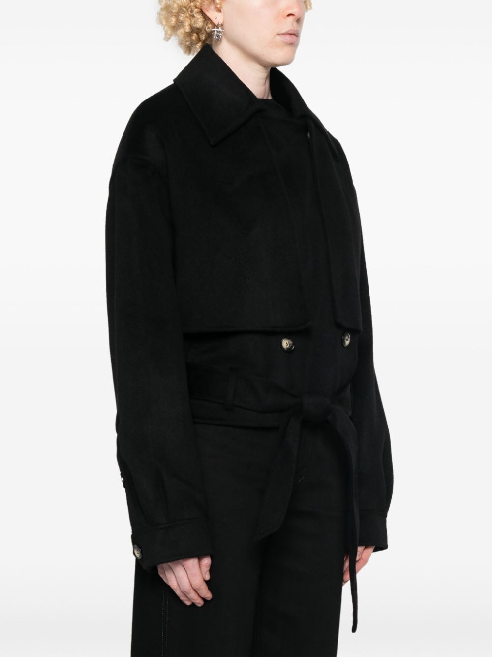 Shop Nanushka Satoyo Jacket In Black