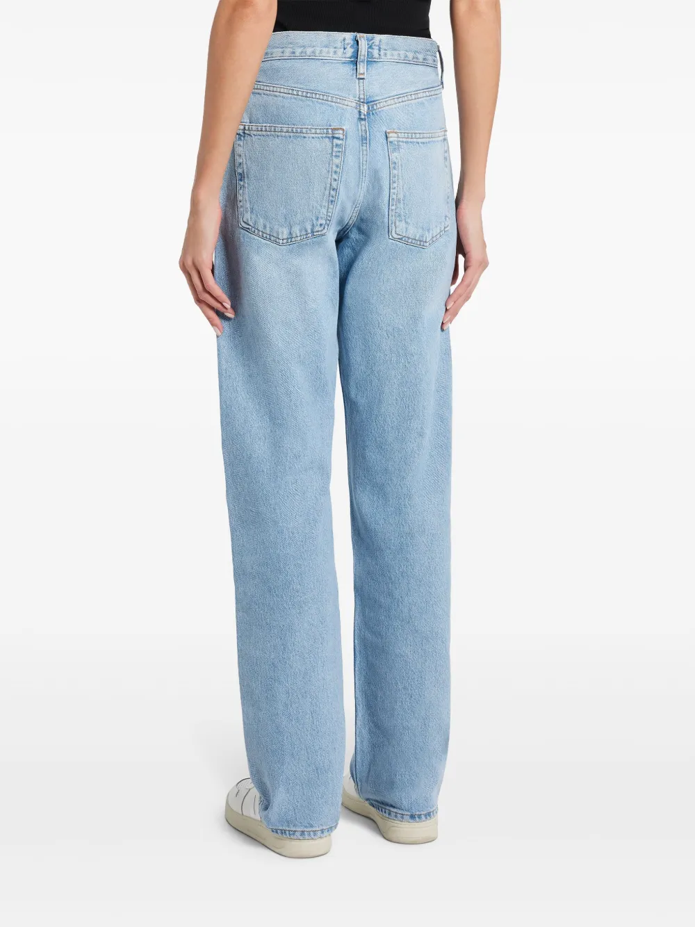 Shop Agolde Kelly Jeans In Blue