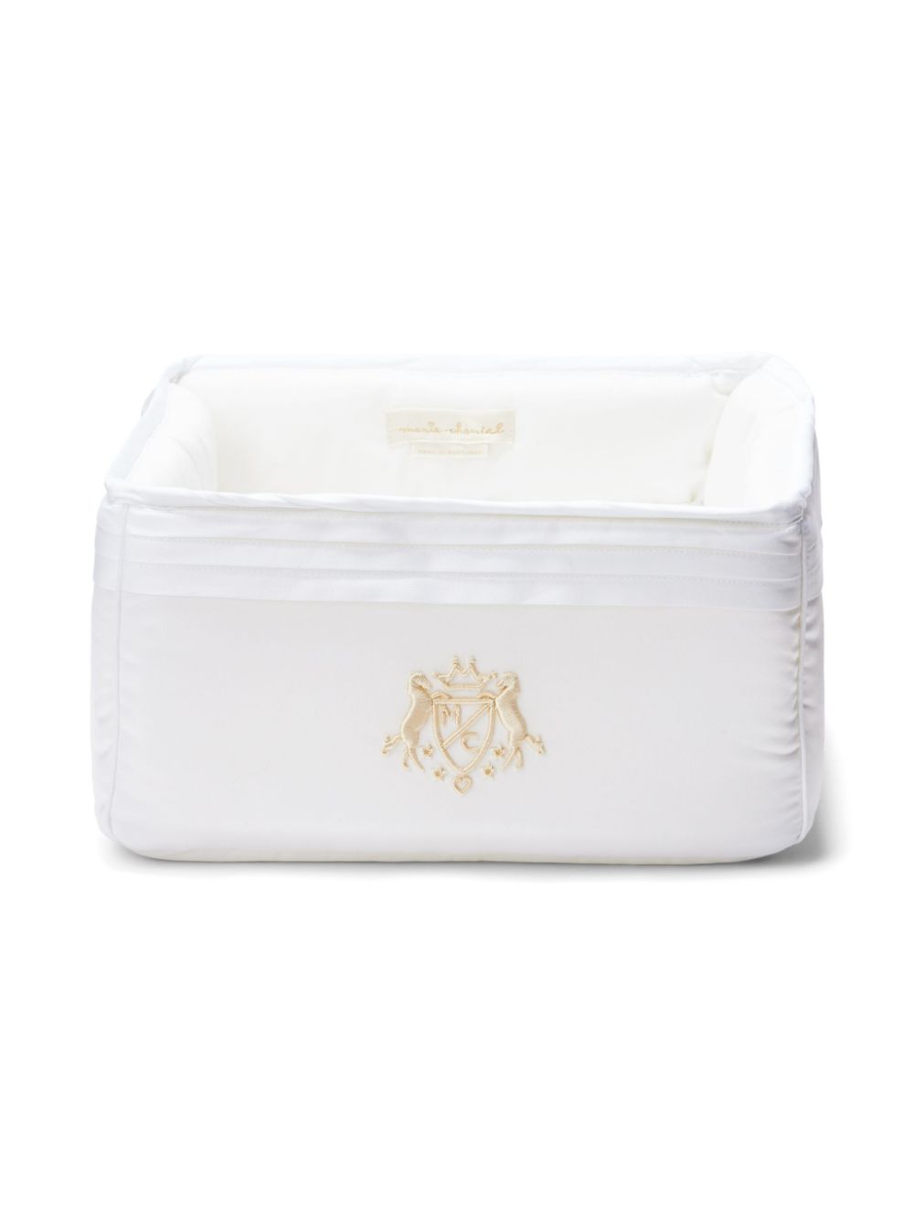 Marie-Chantal The Crest Care basket - White