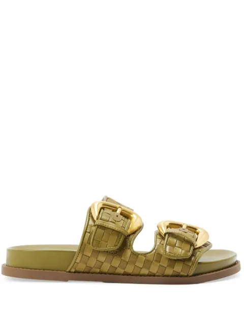 Schutz flip flops con diseño entretejido