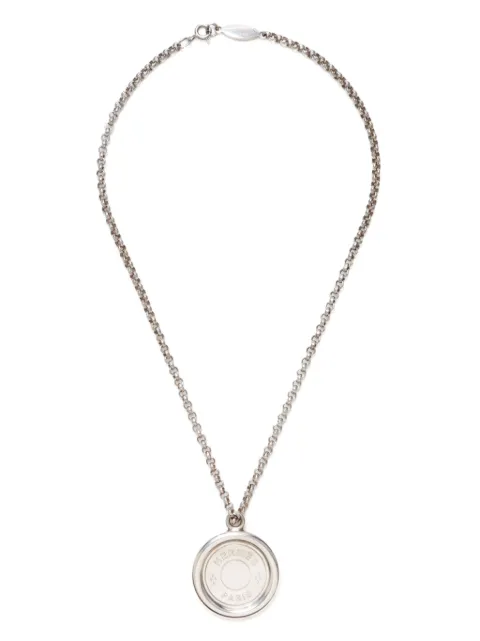 Hermès Pre-Owned 1990s Sellier Coin necklace