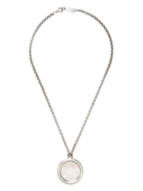 Collier Sellier Coin (années 1990) - Hermès Pre-Owned - Modalova