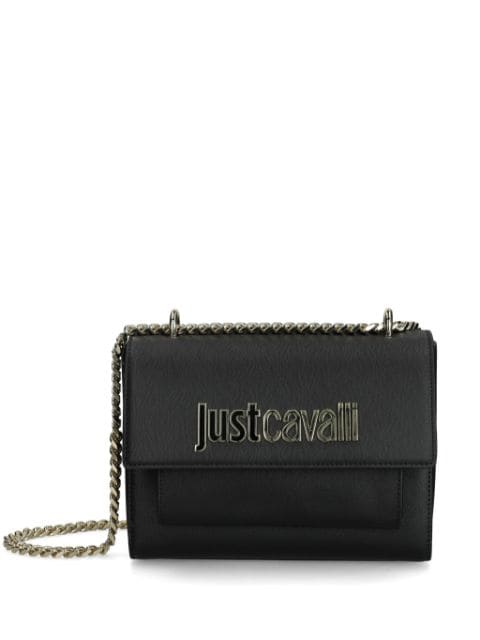 Just Cavalli logo-plaque shoulder bag