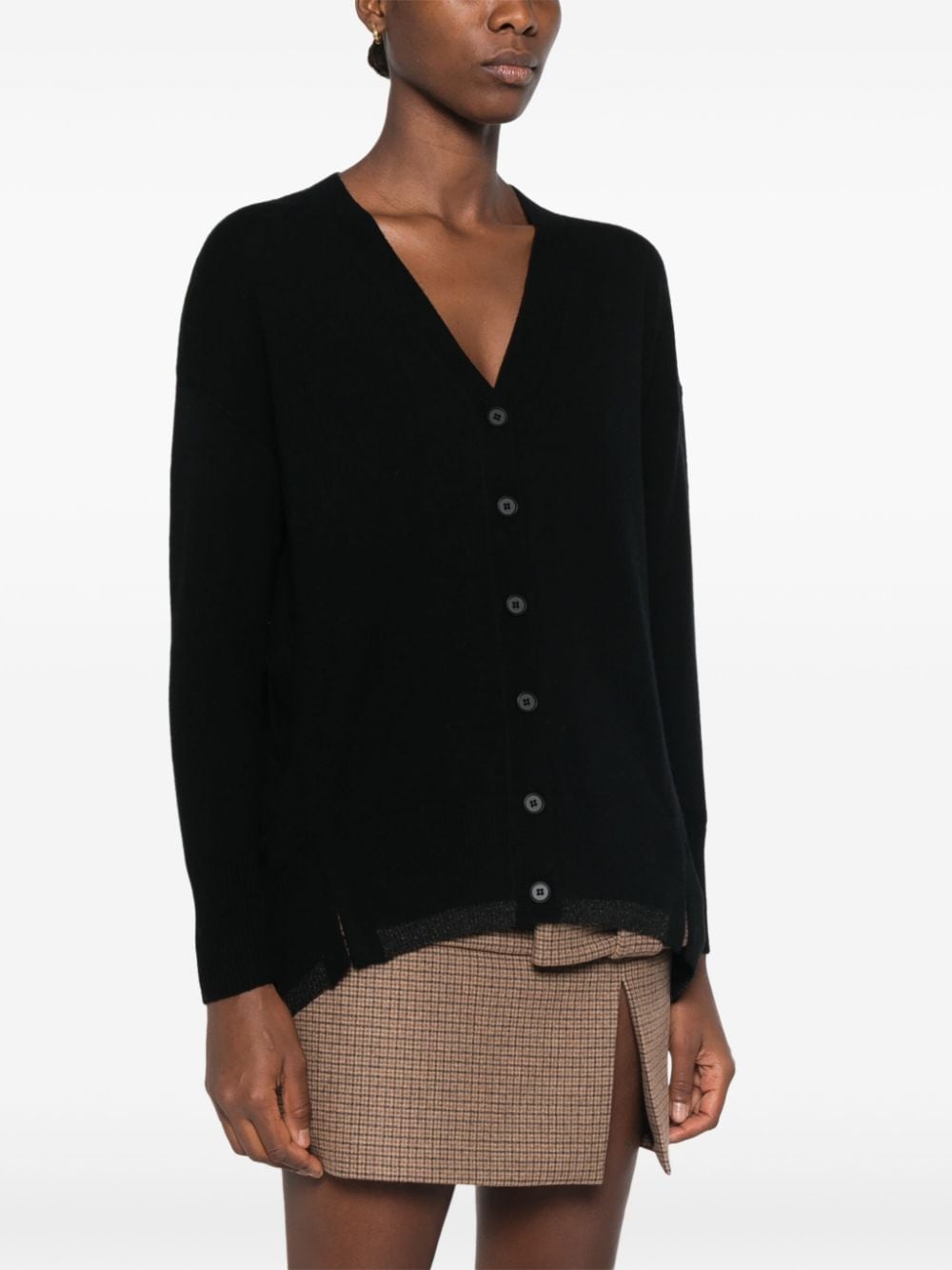 Shop Pinko Sostanza Cardigan In Black