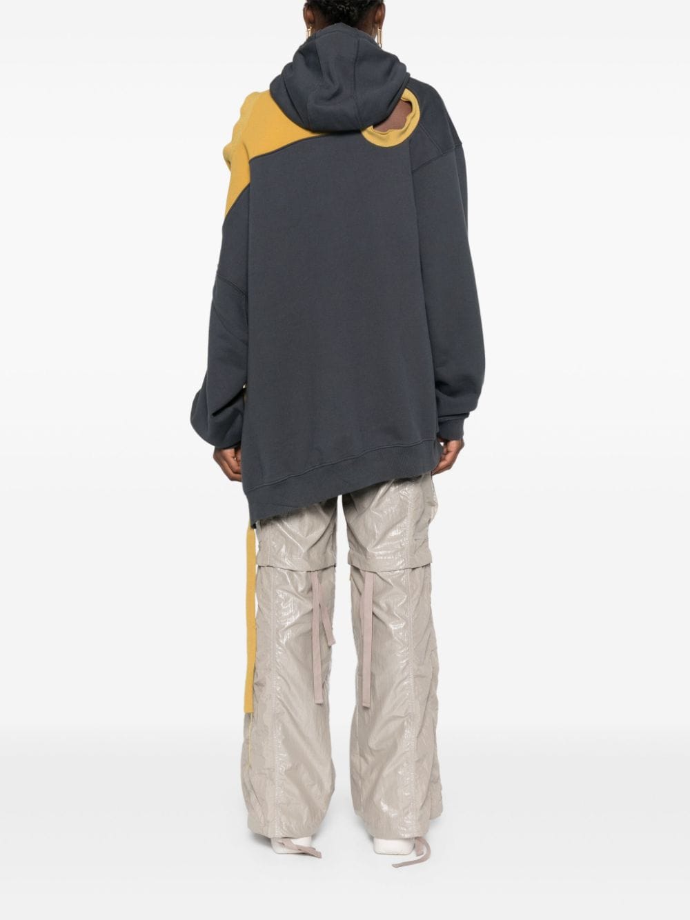 Shop Andersson Bell X Ottolinger Deconstructed Hoodie In Blue