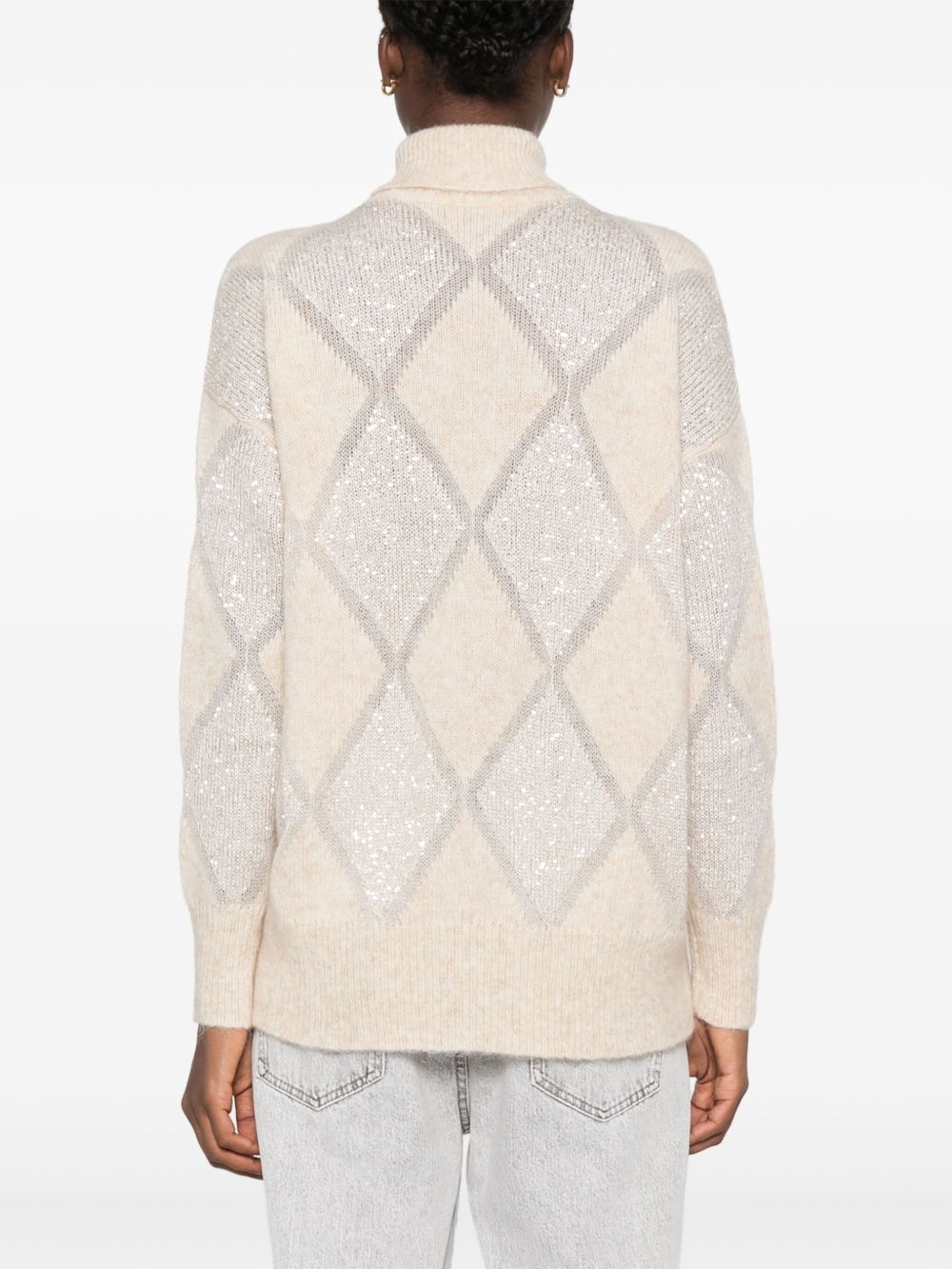 Find the best buy Brunello Cucinelli sequinned sweater Women