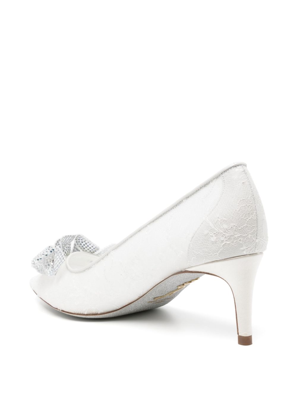 René Caovilla 60 mm Veneziana pumps Wit