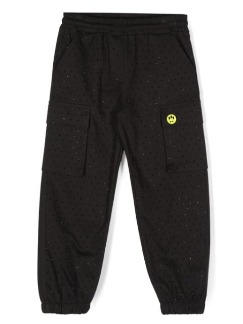 Barrow kids logo-print cargo pants