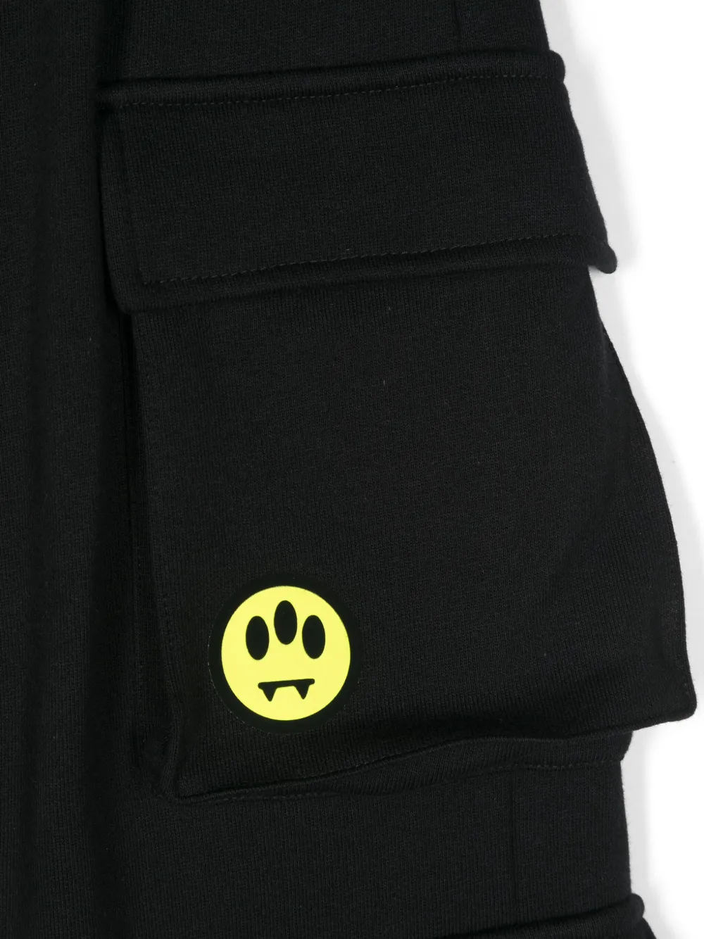 Barrow kids Cargo broek met logoprint Zwart