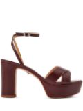 Schutz leather sandals - Brown