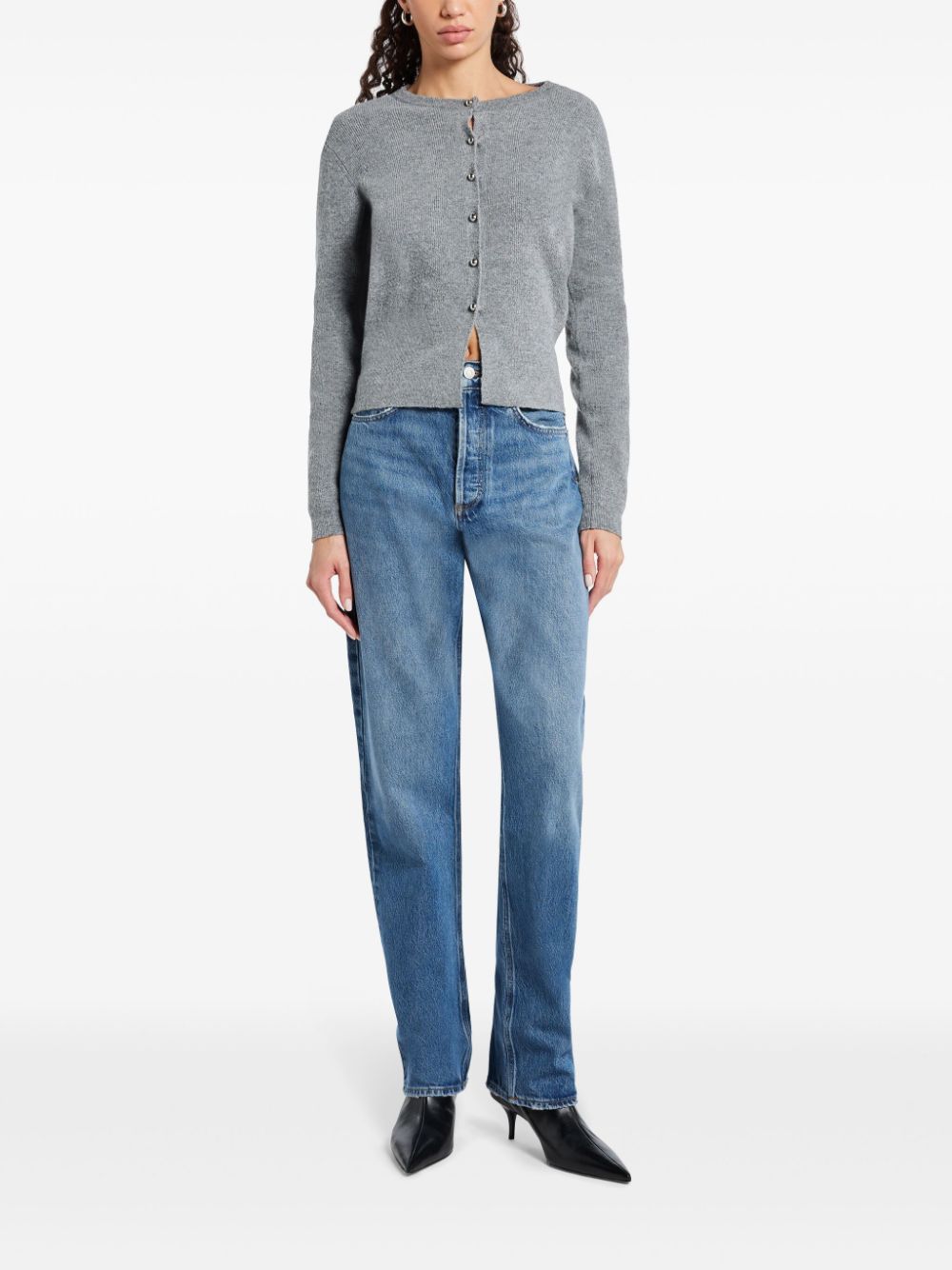 Shop Agolde Kelly Jeans In Blue