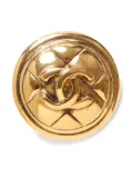 CHANEL Pre-Owned 1990s CC brooch - Gold