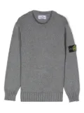 Stone Island Junior Compass-badge sweater - Grey