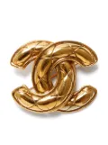 CHANEL Pre-Owned 1990s CC brooch - Gold