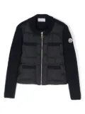 Moncler Enfant logo-patch jacket - Blue