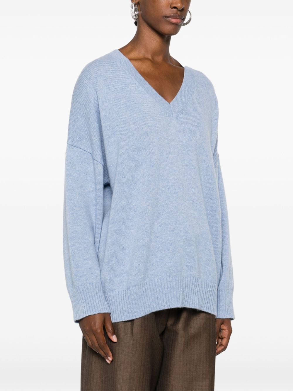 Shop Kujten Mathilda Sweater In Blue