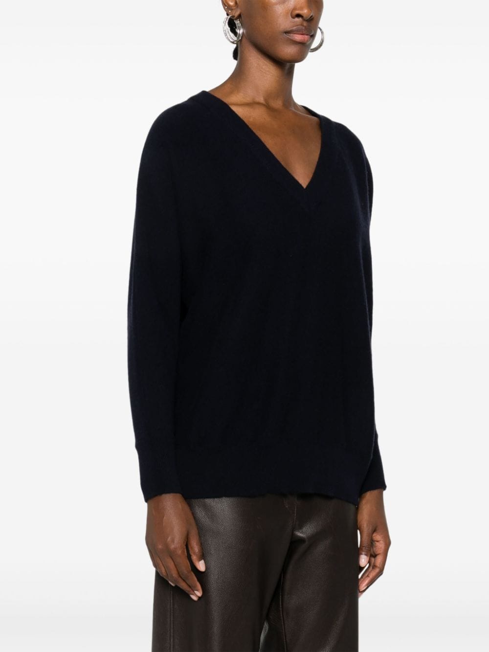 Shop Kujten Line Sweater In Blue