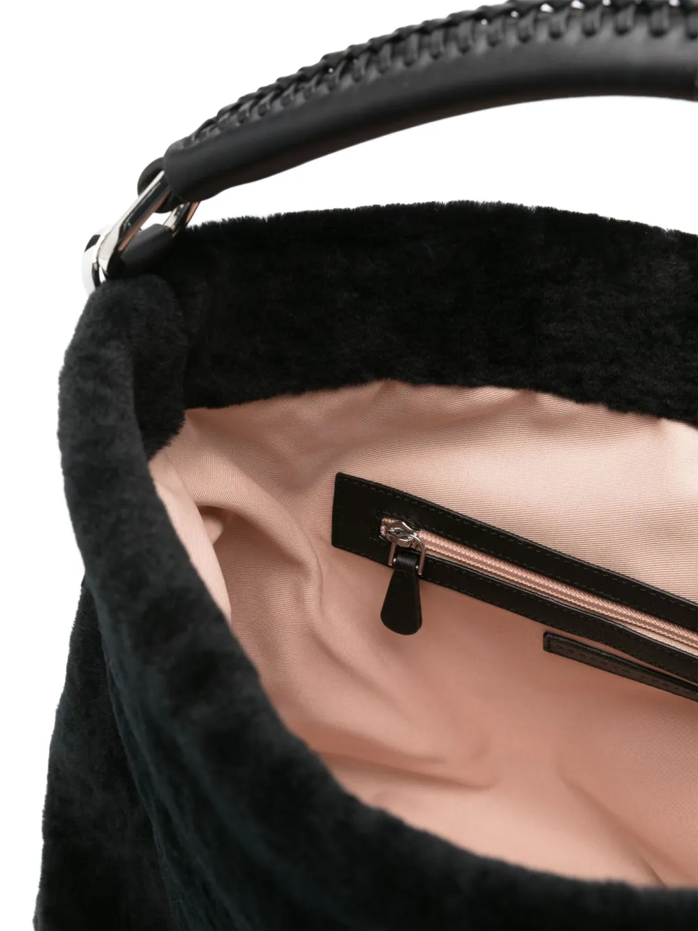 Roberto Festa Bianca Two-way Handbag In Black