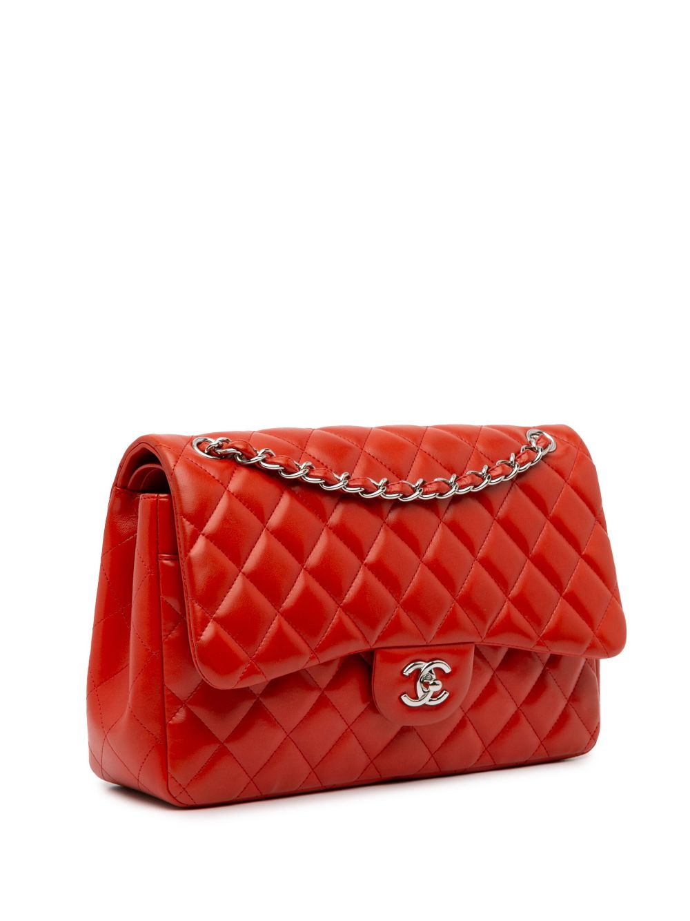 Cheap HOT SALE CHANEL 2011 Jumbo Classic Lambskin Double Flap shoulder bag Women