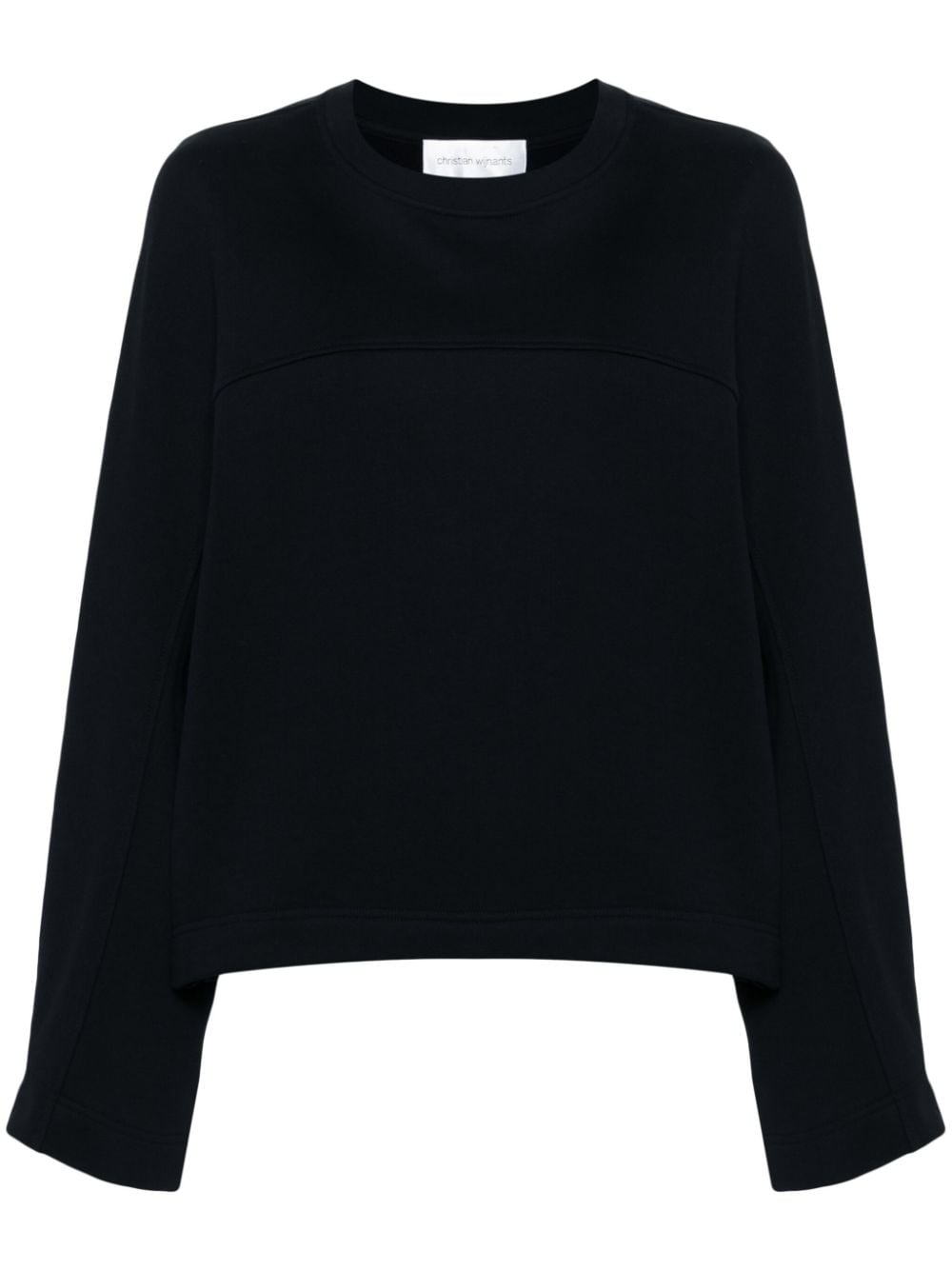 Shop Christian Wijnants Tuban Sweatshirt In Black