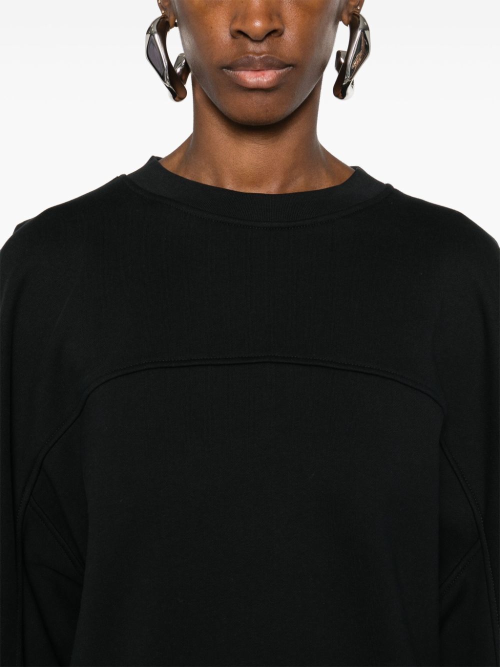 Shop Christian Wijnants Tuban Sweatshirt In Black