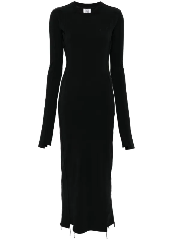 VETEMENTS Jersey Maxi Dress Black FARFETCH ID