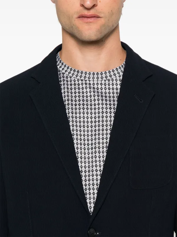 Giorgio Armani シングルジャケット | ブルー | FARFETCH JP Giorgio Armani シングルジャケット | ブルー | FARFETCH JP