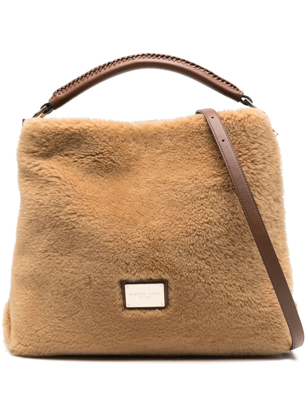 Roberto Festa Borsa a mano Bianca two-way - Marrone