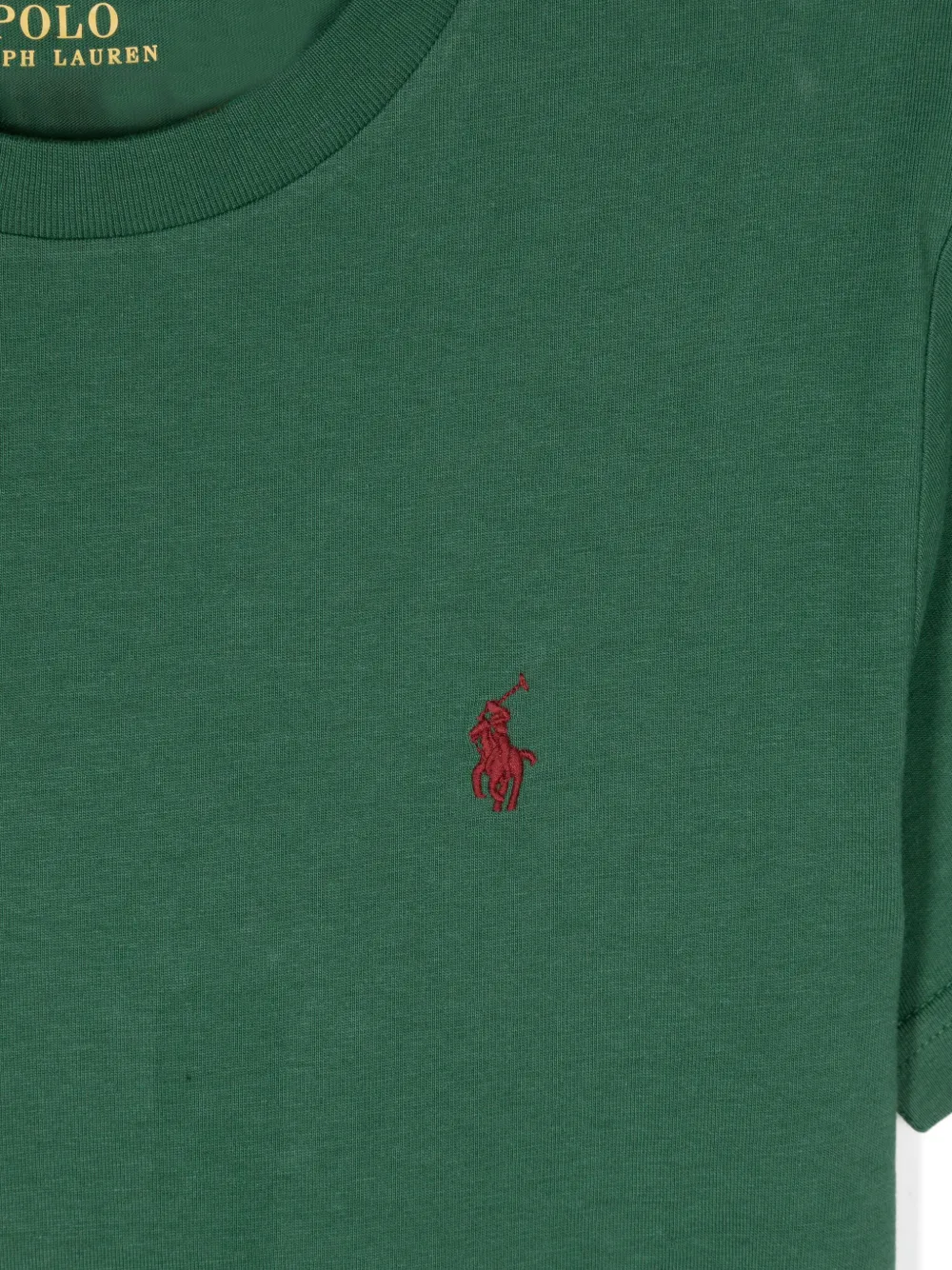 POLO RALPH LAUREN KIDS T-shirt met borduurwerk Groen