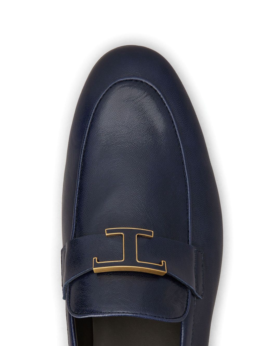 Tod's logo-plaque loafers Blue