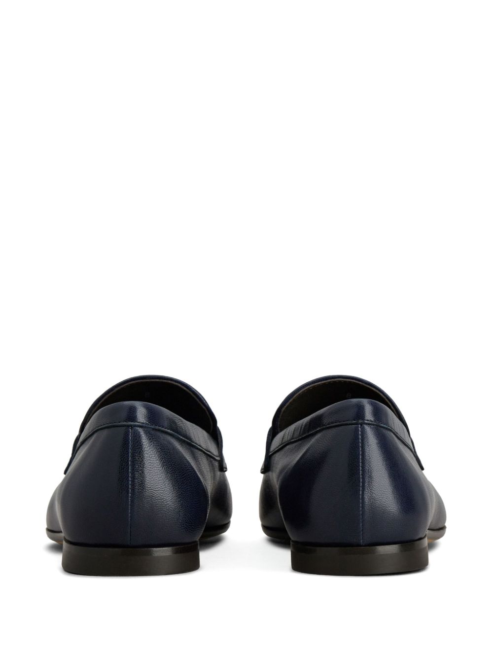 Tod's logo-plaque loafers Blue