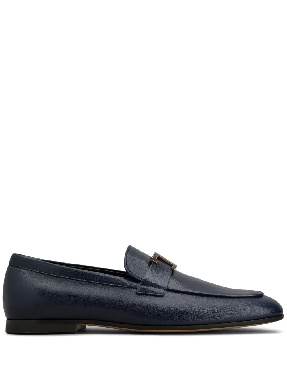 Tod's logo-plaque loafers Blue