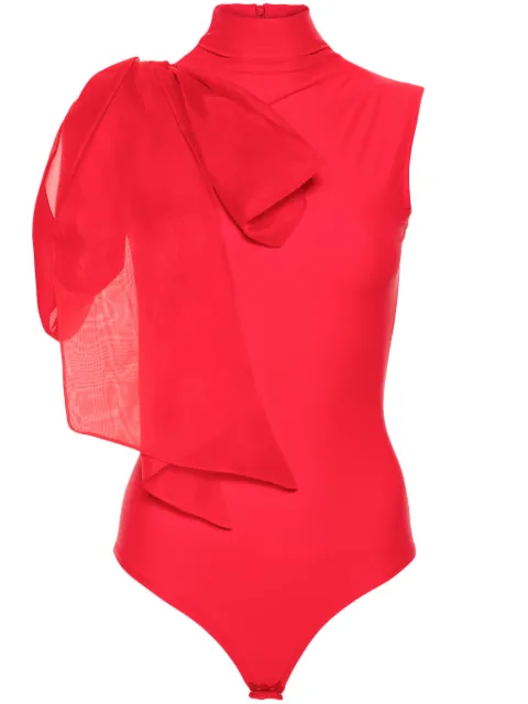 Atu Body Couture draped-detail bodysuit