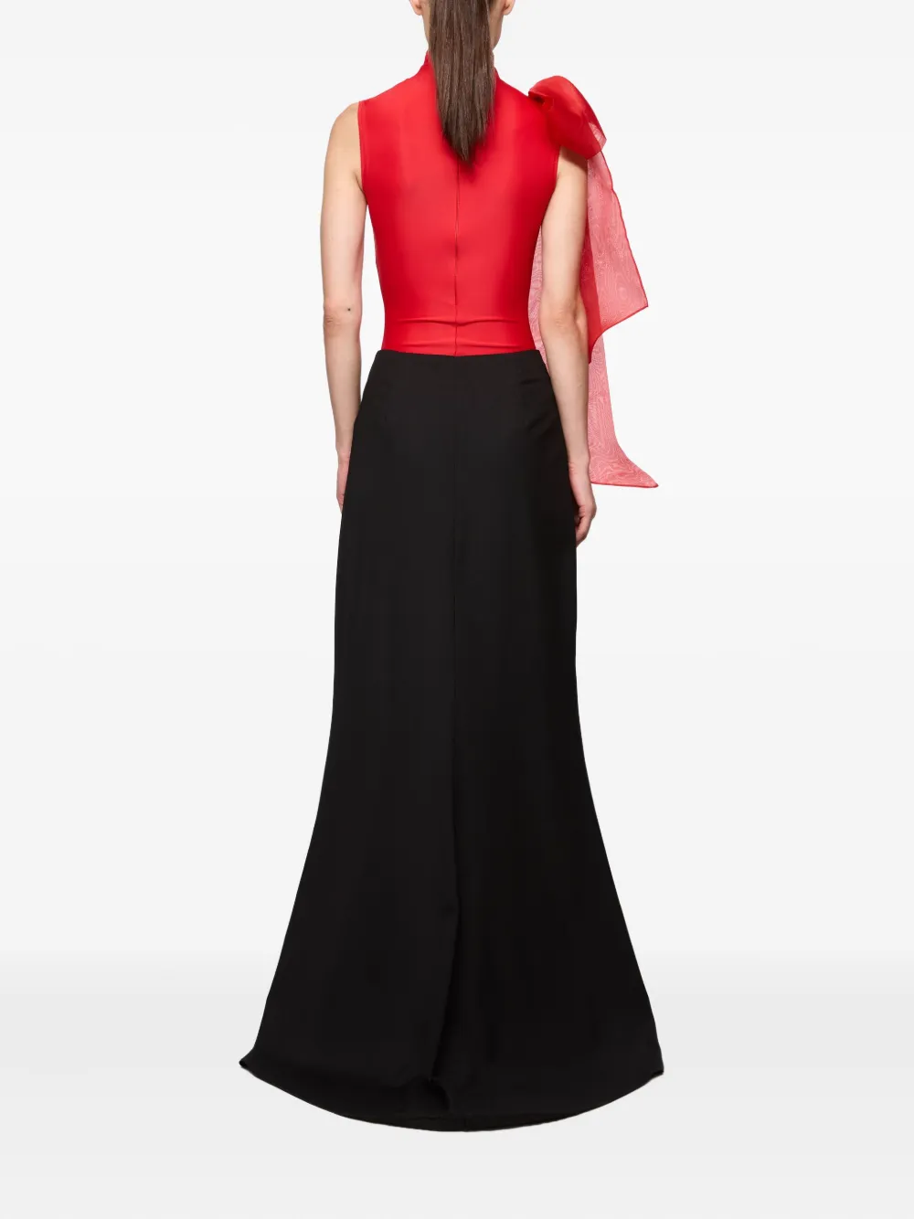draped-detail bodysuit