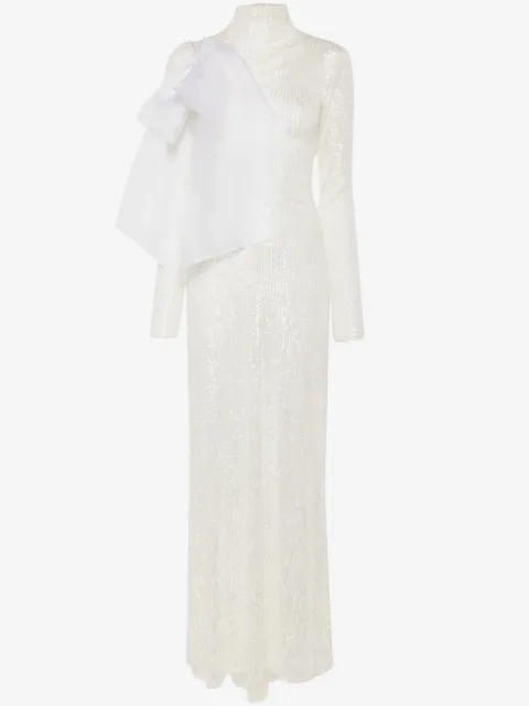 Atu Body Couture vestido largo con detalle drapeado