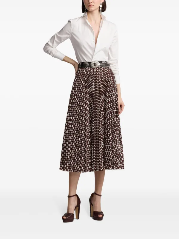 Ralph Lauren Collection Concho Leather Belt | Black | FARFETCH display picture 1