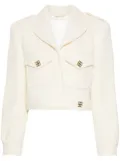 Givenchy cropped tweed jacket - Neutrals