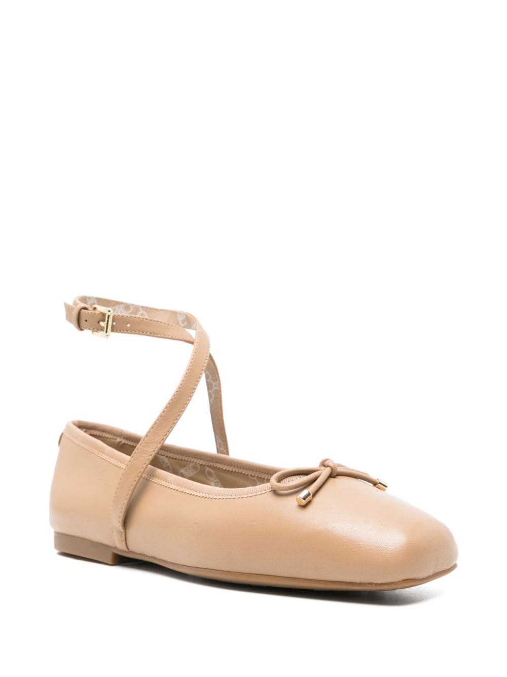 Michael Kors Leren ballerina's - Bruin