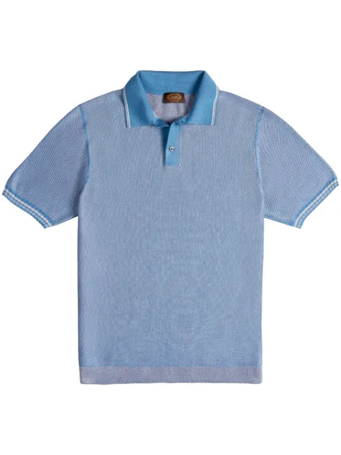 Tod's playera tipo polo de seda