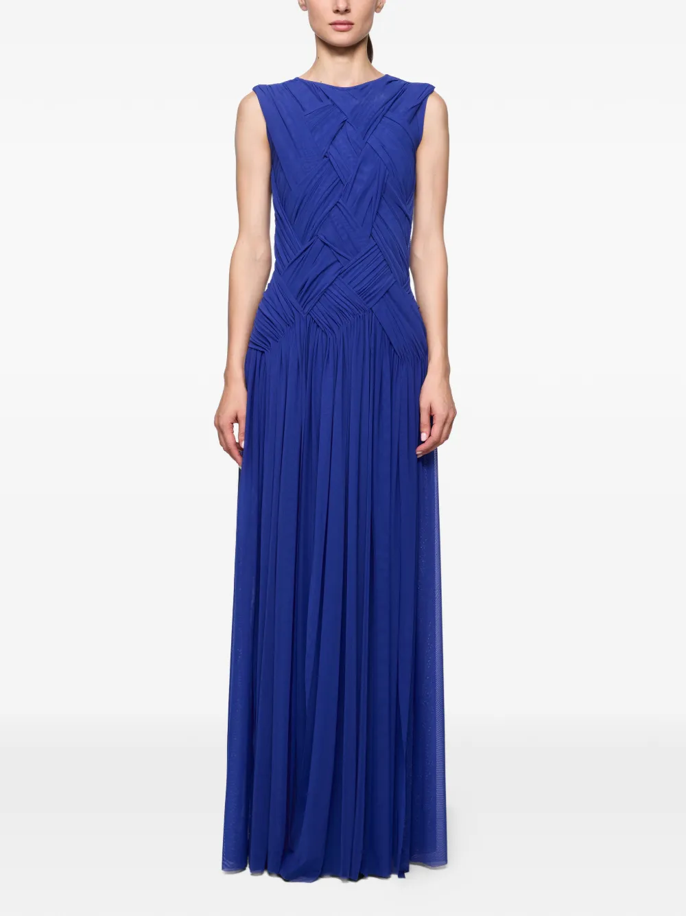 Atu Body Couture Gevlochten maxi-jurk Blauw